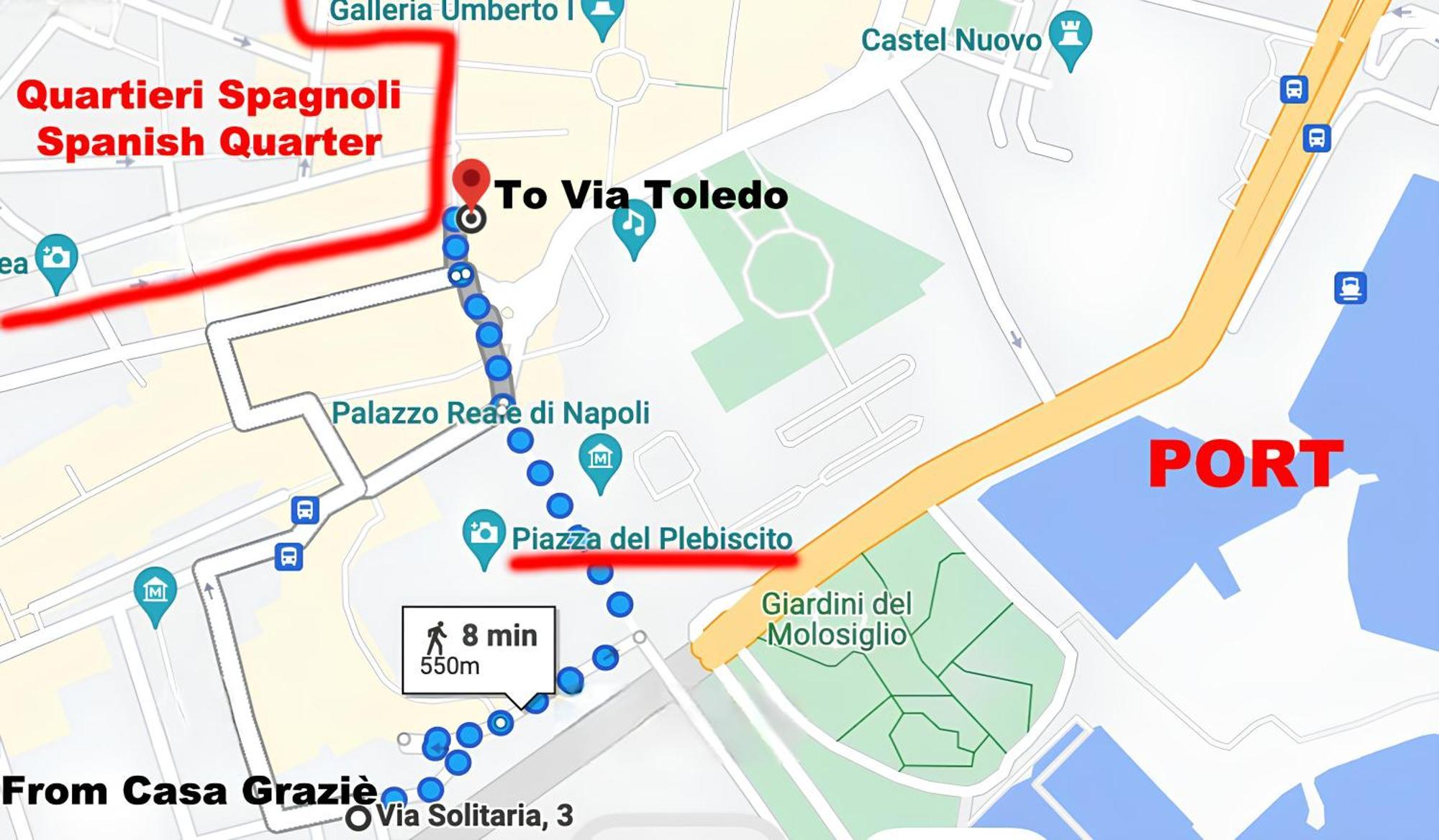 Appartamento Casa Grazie Napoli Esterno foto